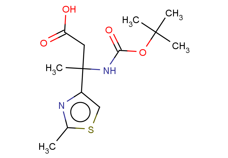 3-{[(tert-butoxy)carbonyl]amino}-3-(2-methyl-1,3-thiazol-4-yl)butanoic acid