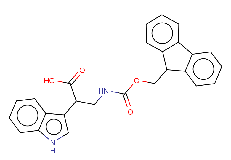 3-{[(9H-fluoren-9-ylmethoxy)carbonyl]amino}-2-(1H-indol-3-yl)propanoic acid