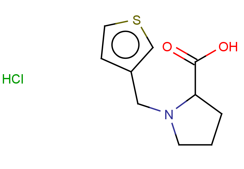 1-[(thiophen-3-yl)methyl]pyrrolidine-2-carboxylic acid hydrochloride