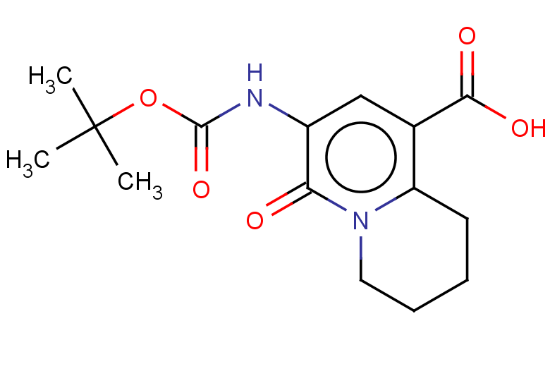 7-{[(tert-butoxy)carbonyl]amino}-6-oxo-2,3,4,6-tetrahydro-1H-quinolizine-9-carboxylic acid