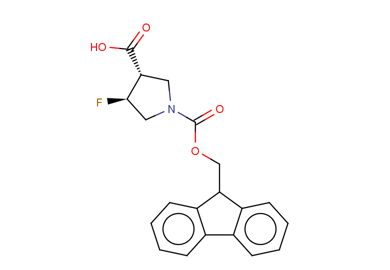 (3S,4S)-1-[(9H-fluoren-9-ylmethoxy)carbonyl]-4-fluoropyrrolidine-3-carboxylic acid