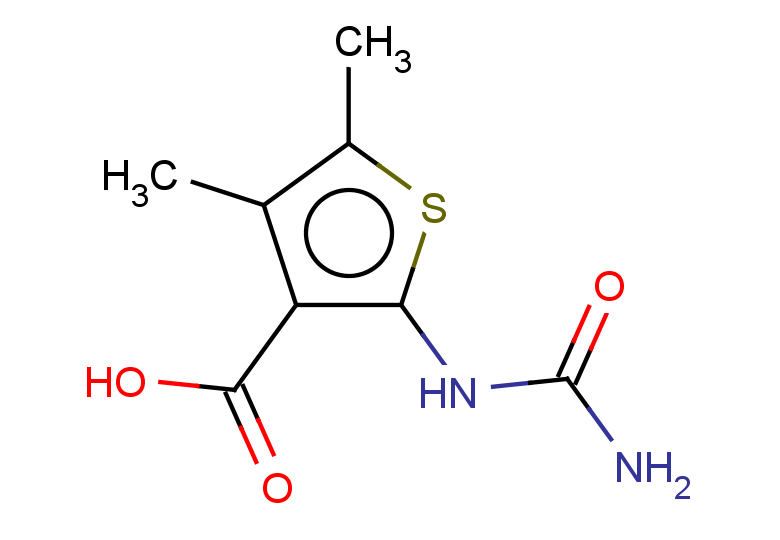 2-(carbamoylamino)-4,5-dimethylthiophene-3-carboxylic acid