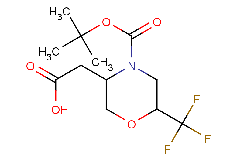 2-{4-[(tert-butoxy)carbonyl]-6-(trifluoromethyl)morpholin-3-yl}acetic acid
