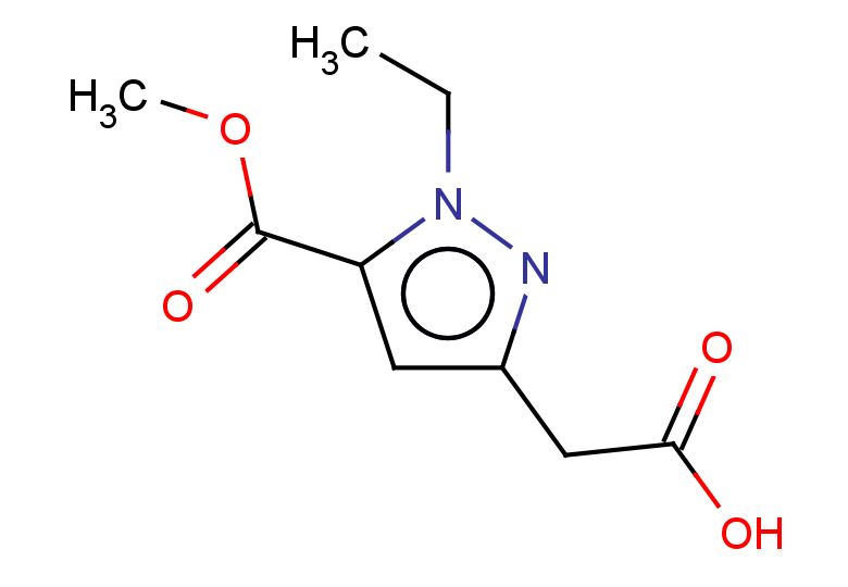 2-[1-ethyl-5-(methoxycarbonyl)-1H-pyrazol-3-yl]acetic acid