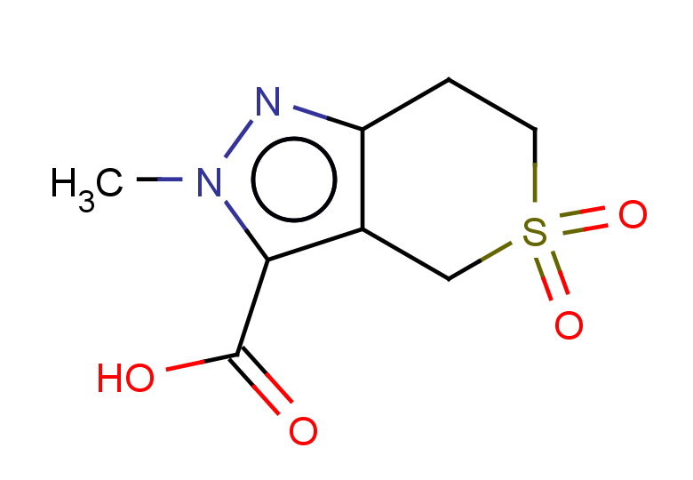2-methyl-5,5-dioxo-2H,4H,6H,7H-5lambda6-thiopyrano[4,3-c]pyrazole-3-carboxylic acid