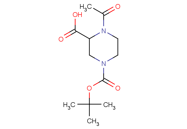 1-acetyl-4-[(tert-butoxy)carbonyl]piperazine-2-carboxylic acid