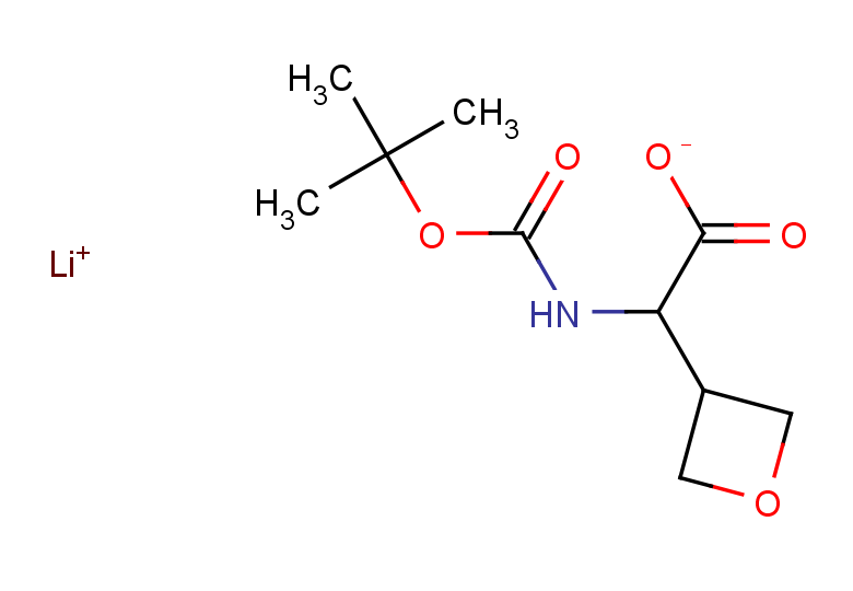 lithium(1+) 2-{[(tert-butoxy)carbonyl]amino}-2-(oxetan-3-yl)acetate