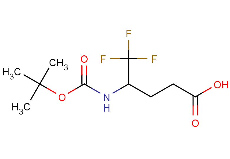 4-{[(tert-butoxy)carbonyl]amino}-5,5,5-trifluoropentanoic acid