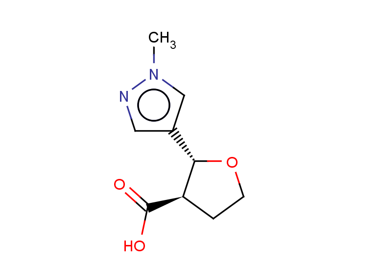 rac-(2R,3R)-2-(1-methyl-1H-pyrazol-4-yl)oxolane-3-carboxylic acid, trans