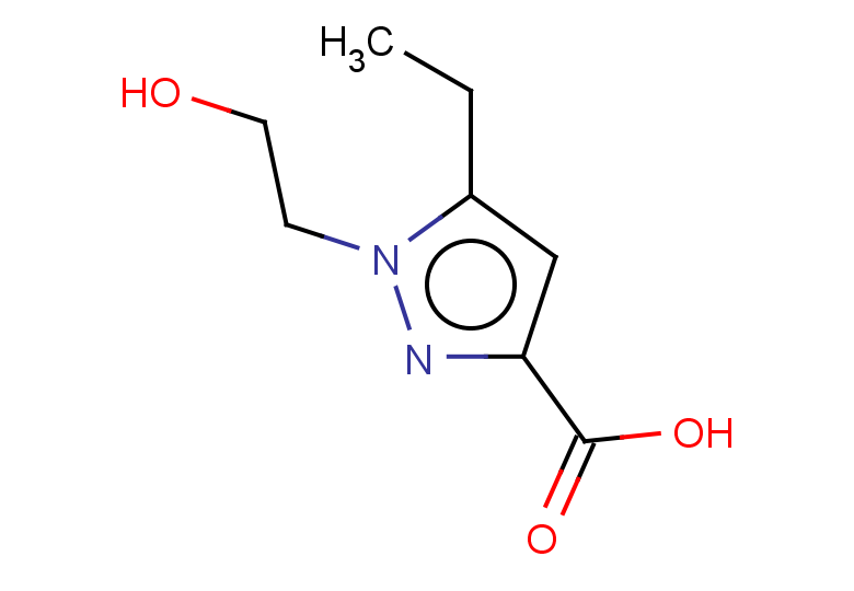 5-ethyl-1-(2-hydroxyethyl)-1H-pyrazole-3-carboxylic acid