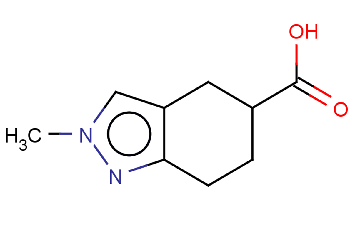 2-methyl-4,5,6,7-tetrahydro-2H-indazole-5-carboxylic acid