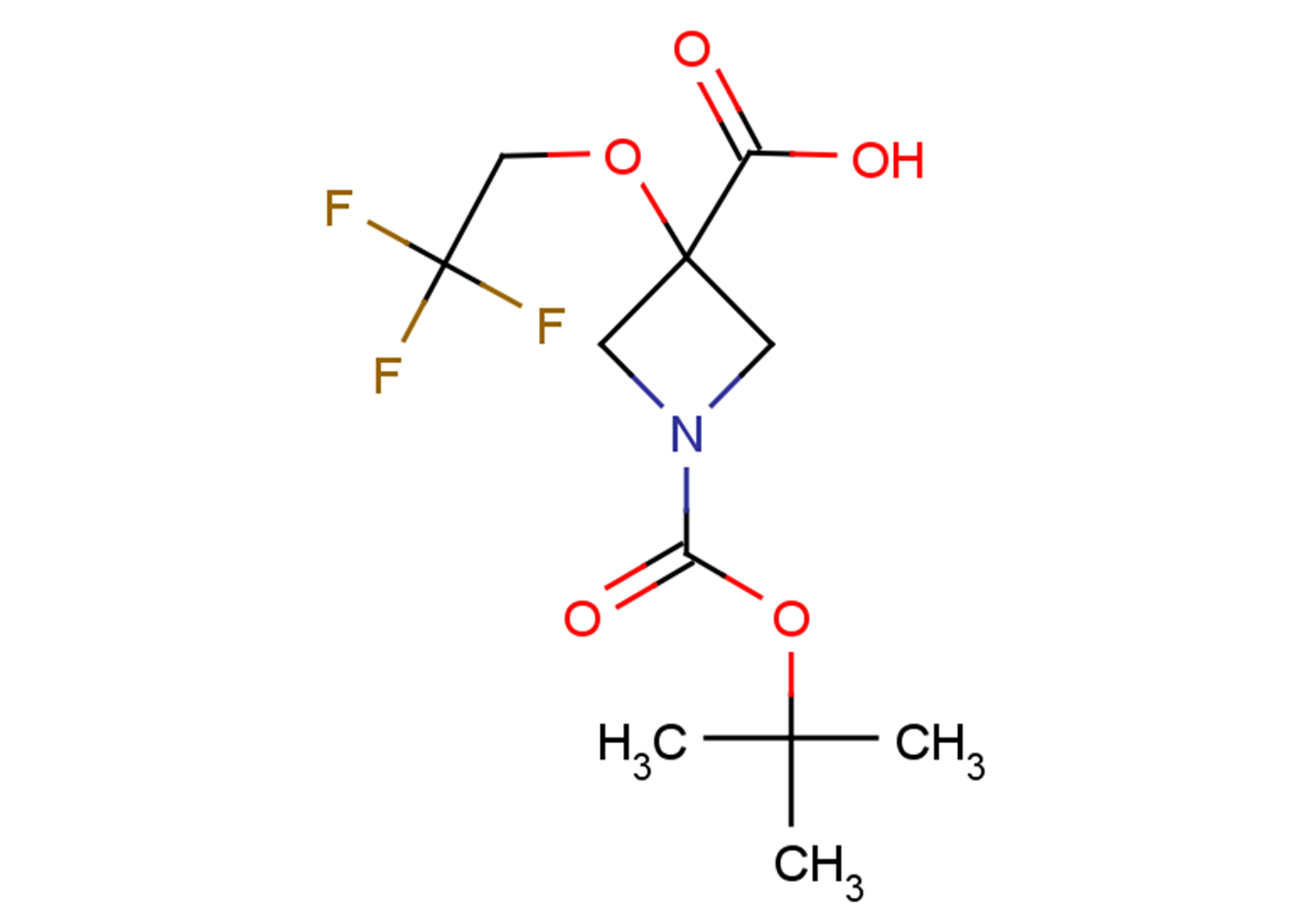 1-[(tert-butoxy)carbonyl]-3-(2,2,2-trifluoroethoxy)azetidine-3-carboxylic acid
