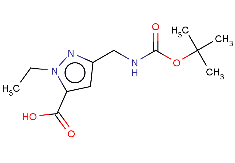 3-({[(tert-butoxy)carbonyl]amino}methyl)-1-ethyl-1H-pyrazole-5-carboxylic acid