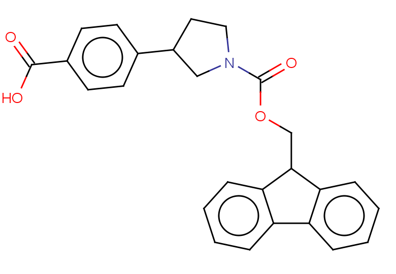 4-{1-[(9H-fluoren-9-ylmethoxy)carbonyl]pyrrolidin-3-yl}benzoic acid