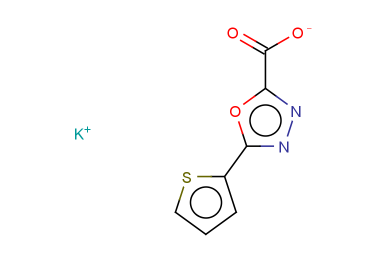 potassium 5-(thiophen-2-yl)-1,3,4-oxadiazole-2-carboxylate