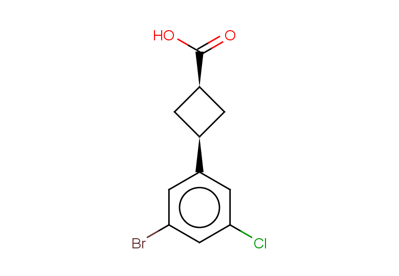 3-(3-bromo-5-chlorophenyl)cyclobutane-1-carboxylic acid