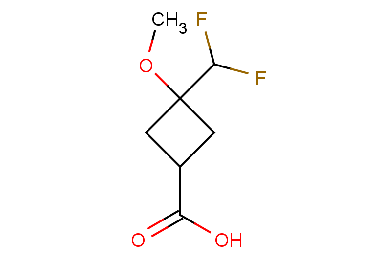 3-(difluoromethyl)-3-methoxycyclobutane-1-carboxylic acid