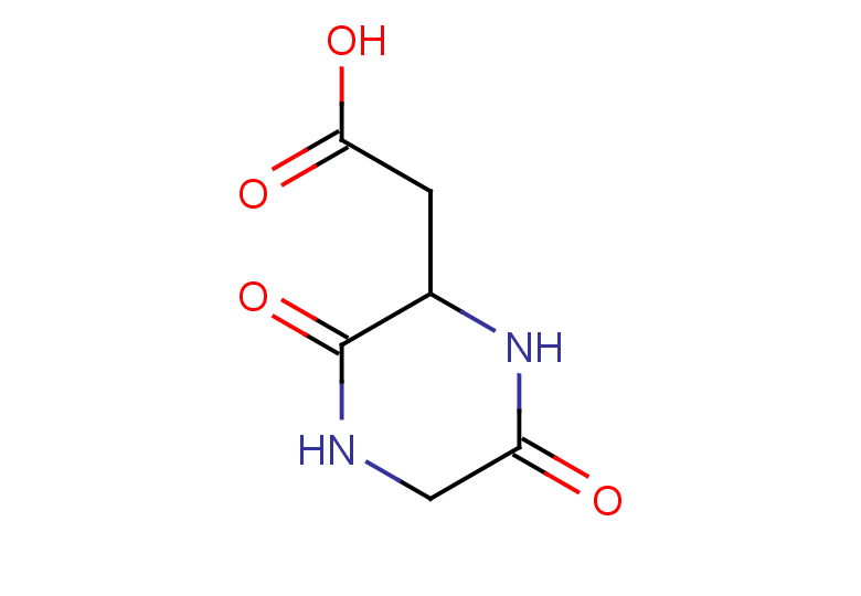 2-(3,6-dioxopiperazin-2-yl)acetic acid