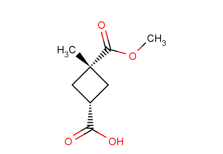 3-(methoxycarbonyl)-3-methylcyclobutane-1-carboxylic acid