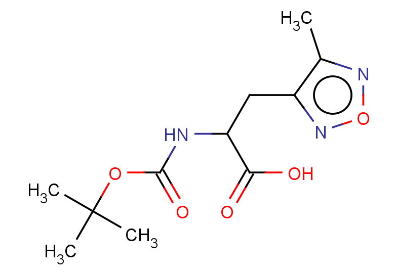 2-{[(tert-butoxy)carbonyl]amino}-3-(4-methyl-1,2,5-oxadiazol-3-yl)propanoic acid
