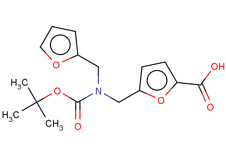 5-({[(tert-butoxy)carbonyl](furan-2-ylmethyl)amino}methyl)furan-2-carboxylic acid