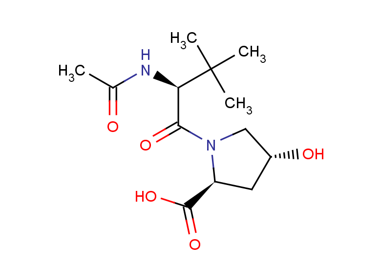 (2S,4R)-1-[(2S)-2-acetamido-3,3-dimethylbutanoyl]-4-hydroxypyrrolidine-2-carboxylic acid