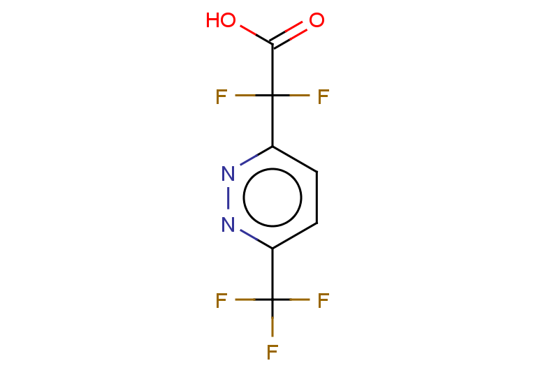 2,2-difluoro-2-[6-(trifluoromethyl)pyridazin-3-yl]acetic acid