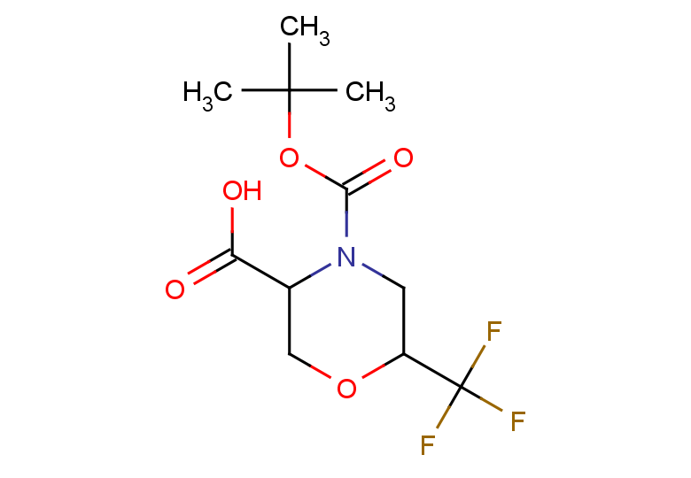 4-[(tert-butoxy)carbonyl]-6-(trifluoromethyl)morpholine-3-carboxylic acid