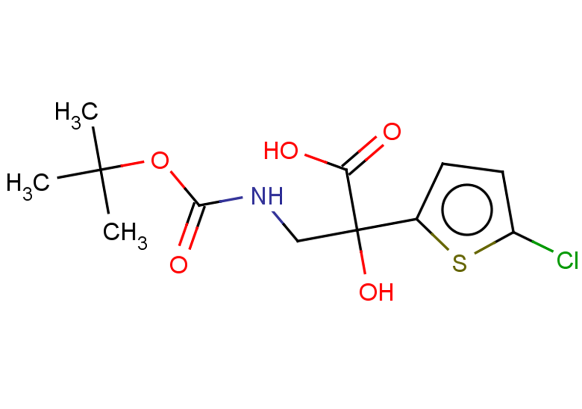 3-{[(tert-butoxy)carbonyl]amino}-2-(5-chlorothiophen-2-yl)-2-hydroxypropanoic acid