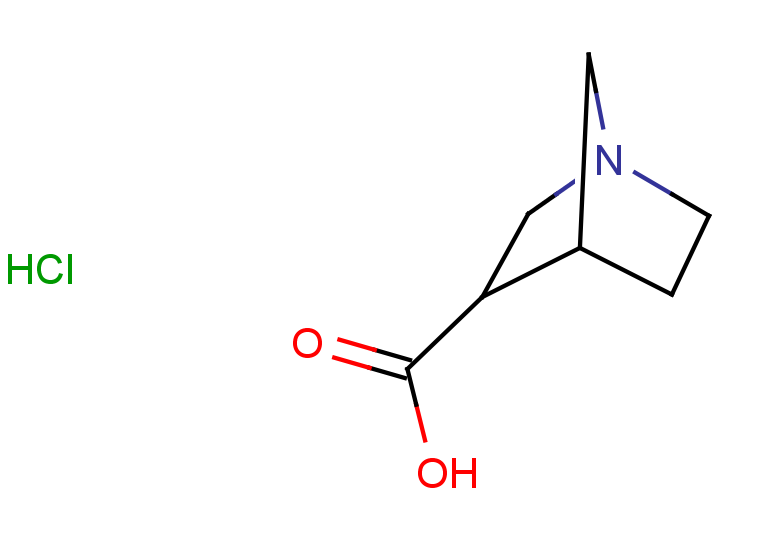 1-azabicyclo[2.2.1]heptane-3-carboxylic acid hydrochloride