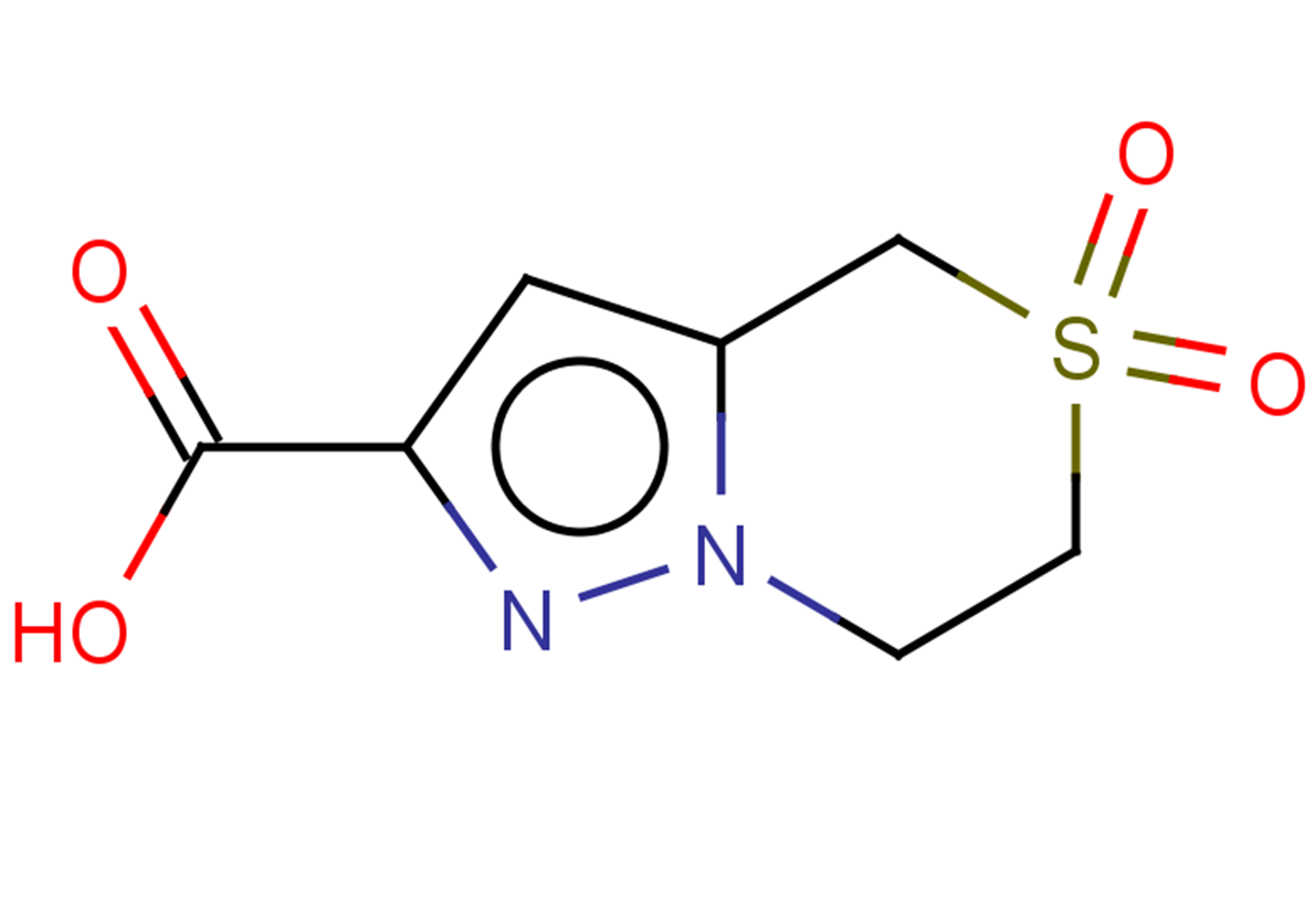 5,5-dioxo-4H,6H,7H-5lambda6-pyrazolo[3,2-c][1,4]thiazine-2-carboxylic acid
