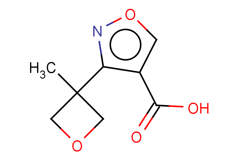 3-(3-methyloxetan-3-yl)-1,2-oxazole-4-carboxylic acid