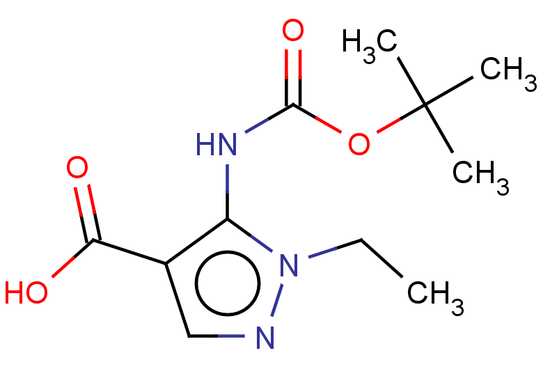 5-{[(tert-butoxy)carbonyl]amino}-1-ethyl-1H-pyrazole-4-carboxylic acid