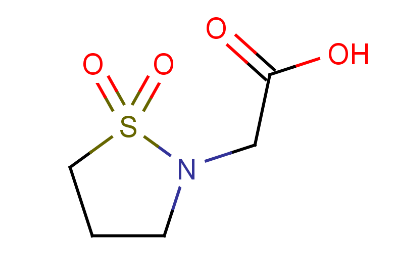 2-(1,1-dioxo-1,2-thiazolidin-2-yl)acetic acid