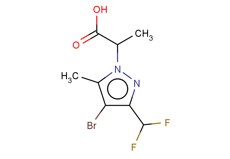 2-[4-bromo-3-(difluoromethyl)-5-methyl-1H-pyrazol-1-yl]propanoic acid