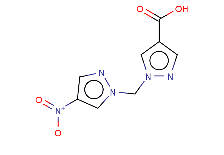 1-[(4-nitro-1H-pyrazol-1-yl)methyl]-1H-pyrazole-4-carboxylic acid