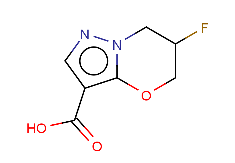 6-fluoro-5H,6H,7H-pyrazolo[3,2-b][1,3]oxazine-3-carboxylic acid
