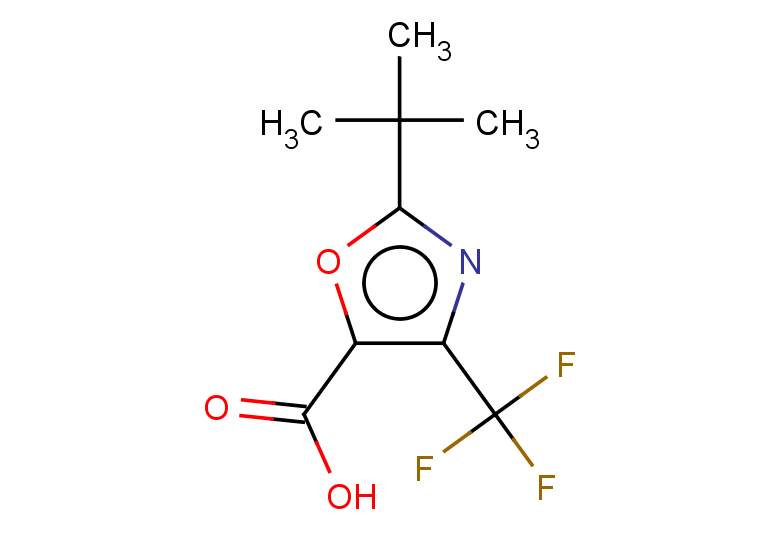 2-tert-butyl-4-(trifluoromethyl)-1,3-oxazole-5-carboxylic acid