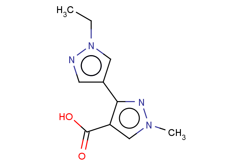 3-(1-ethyl-1H-pyrazol-4-yl)-1-methyl-1H-pyrazole-4-carboxylic acid