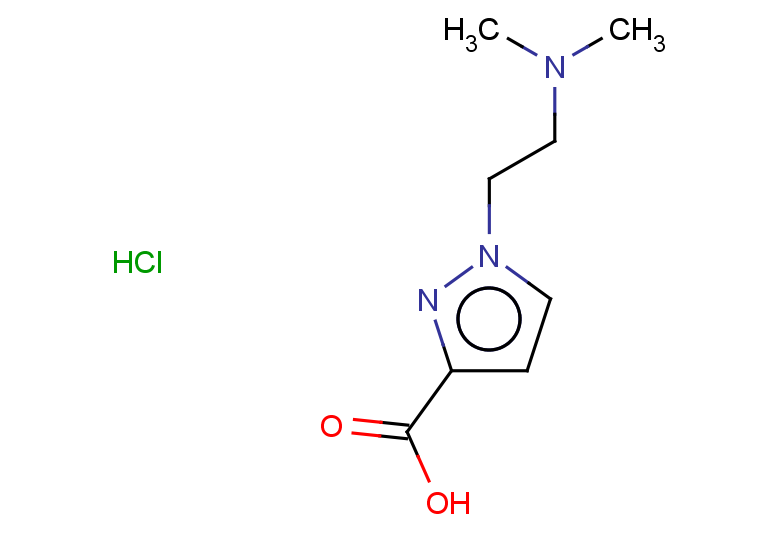 1-[2-(dimethylamino)ethyl]-1H-pyrazole-3-carboxylic acid hydrochloride