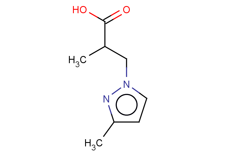 2-methyl-3-(3-methyl-1H-pyrazol-1-yl)propanoic acid