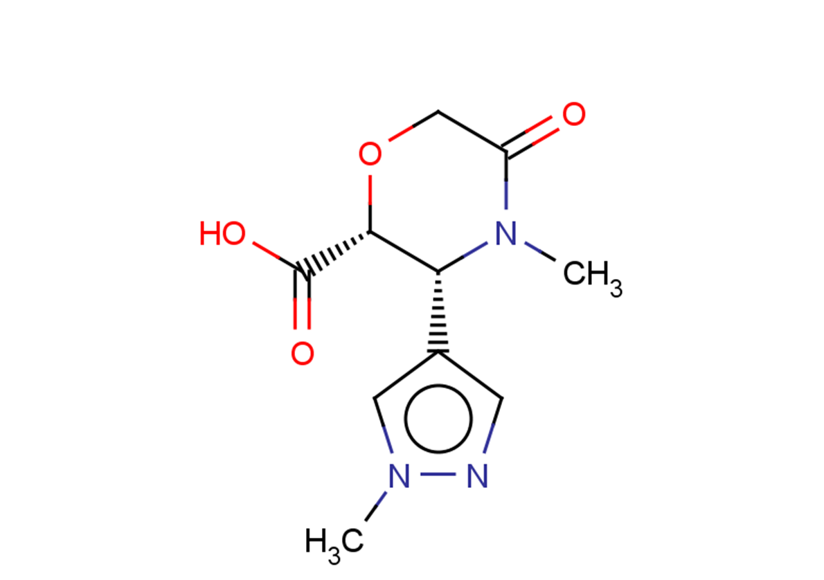 rac-(2R,3R)-4-methyl-3-(1-methyl-1H-pyrazol-4-yl)-5-oxomorpholine-2-carboxylic acid