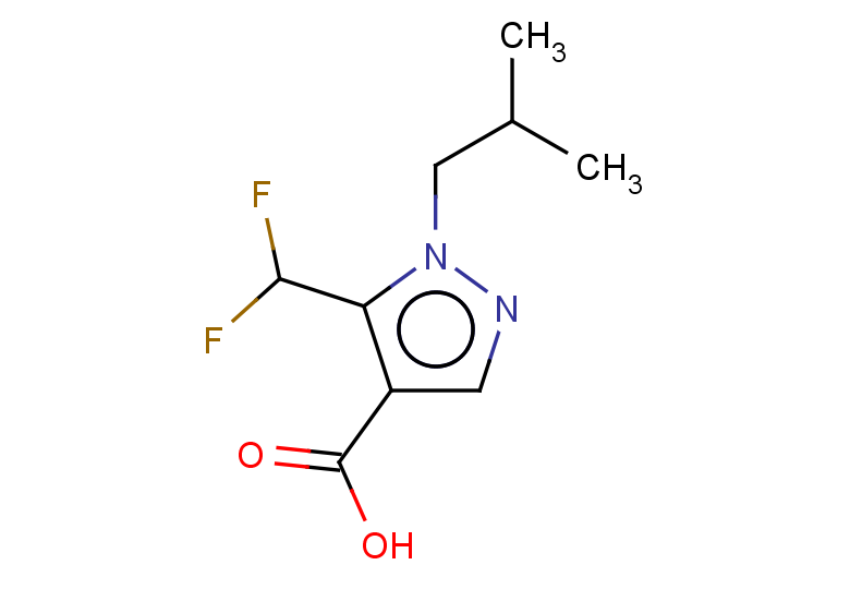 5-(difluoromethyl)-1-(2-methylpropyl)-1H-pyrazole-4-carboxylic acid
