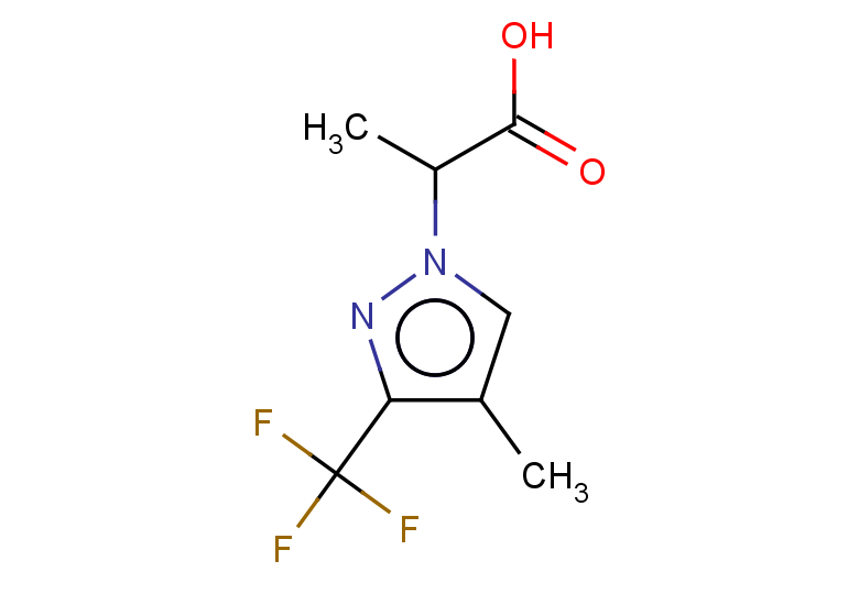 2-[4-methyl-3-(trifluoromethyl)-1H-pyrazol-1-yl]propanoic acid