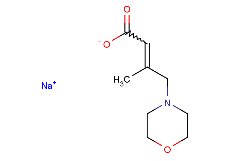 sodium 3-methyl-4-(morpholin-4-yl)but-2-enoate