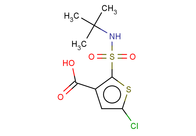 2-(tert-butylsulfamoyl)-5-chlorothiophene-3-carboxylic acid