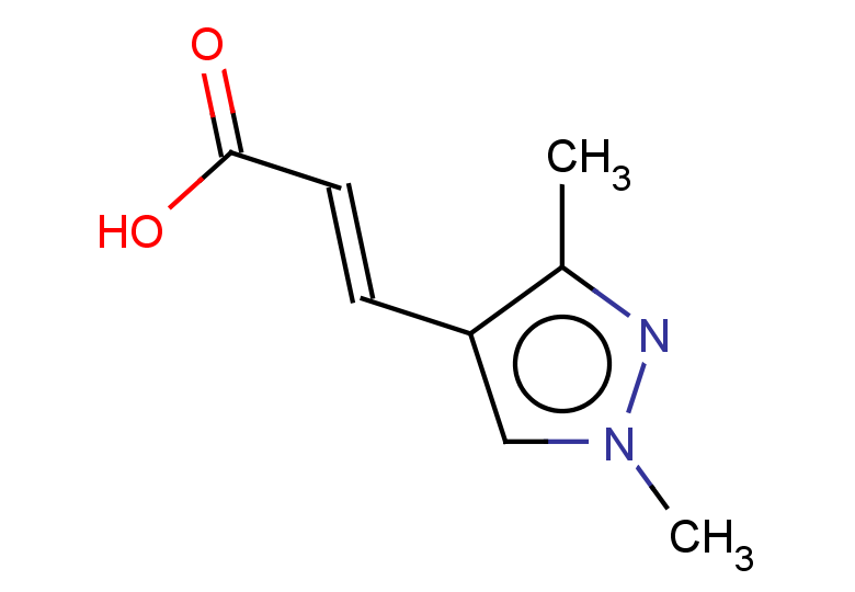 (2E)-3-(1,3-dimethyl-1H-pyrazol-4-yl)prop-2-enoic acid