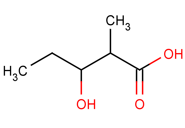 3-hydroxy-2-methylpentanoic acid