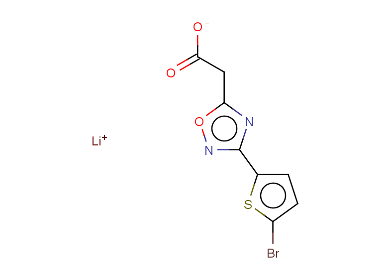 lithium(1+) ion 2-[3-(5-bromothiophen-2-yl)-1,2,4-oxadiazol-5-yl]acetate