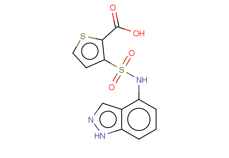 3-[(1H-indazol-4-yl)sulfamoyl]thiophene-2-carboxylic acid